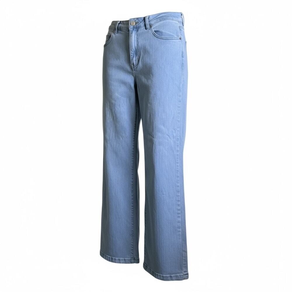 Unbranded mom jeans with wide leg size 8
